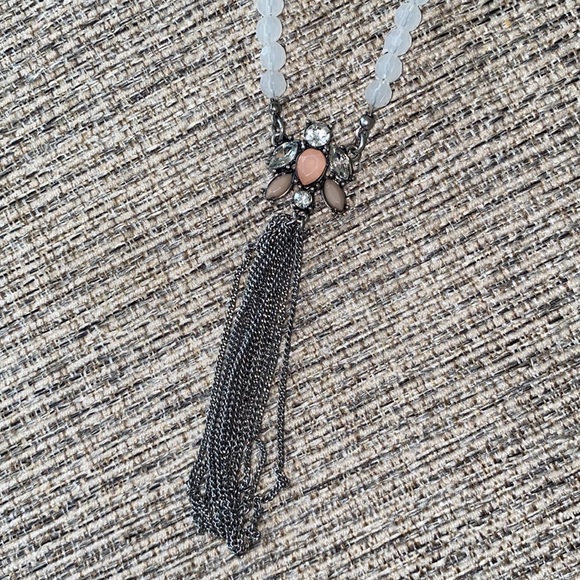 Loft Layered Gemstone Necklace - Picture 3 of 5